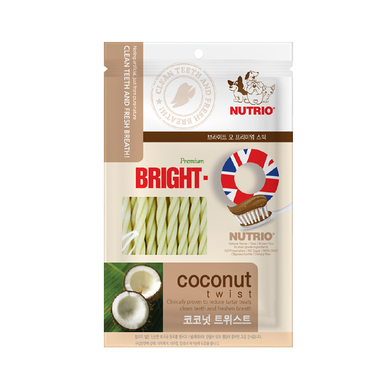 BRIGHT.O Dog Coconut Flavor, 90 g