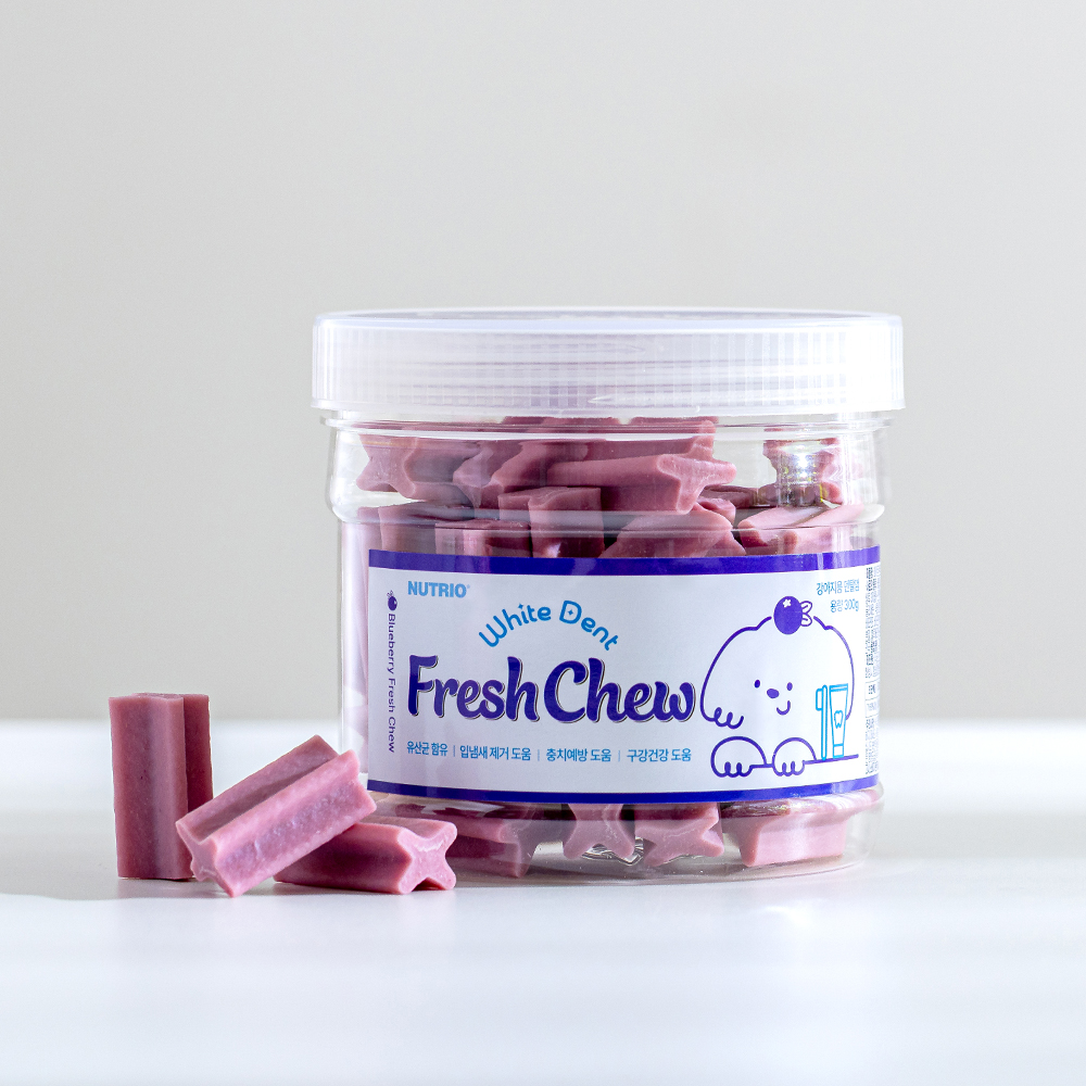 WhiteDent Fresh Chew Blueberry 300g